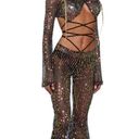 Dolls Kill New! Club Exx Sunlight Oracle Sequin Rave Set Photo 0