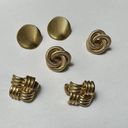 Monet Avon, Sarah Cov,  Signed Gold Tone Small Clip On Earrings Lot Of 3 Photo 0