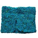 infinity Bulky Handmade knit  Scarf or Dickey in Turquoise, Green & Blue Photo 3