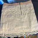 American Eagle White lace mini skirt Photo 0