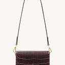 JW Pei  Mini Flap Crossbody Bag Brown Croc Embossed Photo 0