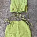 Two Piece Wrap Set Green Size L Photo 2