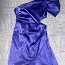 fab'rik One Shoulder Purple Dress Photo 1