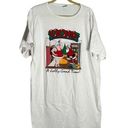 ma*rs Vintage 100% Cotton Naughty Santa  Clause One Size Short Sleeve T Shirt Photo 0
