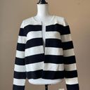 Elle  | Striped Open Cardigan Sweater Sz M Photo 0