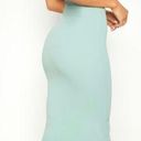 Pretty Little Thing Mint One Shoulder Draped Midi Dress Photo 1