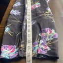 Vans  Off the Wall Floral Print‎ Drawstring cropped Pants size Large Photo 6