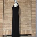 Karen Kane  Black Knit Maxi Dress Size Medium Photo 5