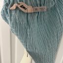 Francesca's NWT Francesca’s Blue Simone Ruffle Top Photo 3