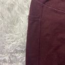 Gaiam  size xs maroon yoga pants leggings bin 2 Photo 3