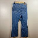 American Eagle  Curvy 90s Bootcut Jeans Size 8 High Rise Distressed Blue Denim Photo 1