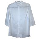 Zac and Rachel  White Button Down Collared Top Size Small Photo 0