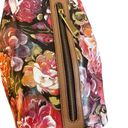 Brahmin  Trina Pink Floral Hemingway Leather Drawstring Bag Photo 9