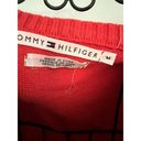 Tommy Hilfiger  Sweater Jumper Red Spell Out Flag Logo M Flag Vtg Photo 3