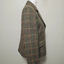 Petite Sophisticate Vintage  Drab Olive Plaid Wool Blend Blazer Size 12 Photo 1