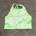 Lululemon  Energy Bra High Neck Long Line Shibori Size 4 Photo 3