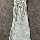 Connected Apparel Cowl Neck Metallic gown Photo 3