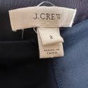 J.Crew SALE! Navy  Pleated Mini Skirt Size 2 NWOT Photo 4