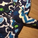 Vera Bradley Retired  Turnlock Satchel Ink Blue Photo 8