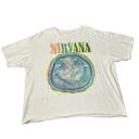 Nirvana UO Urban Outfitters  Distressed T-Shirt Dress Large XL Tee 90s Grunge Photo 6