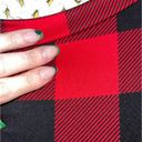 Harper Haptics By‎ Holly  Red Black Buffalo Plaid Babydoll Dress Women’s Size S Photo 6