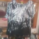 St. John  Ladies blouse,  size: Large, color: black,white&Gray Photo 0