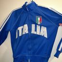 Italia Soccer Jacket Blue Photo 0