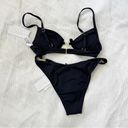 l*space NWT L* Stardust Top & Ziggy Bottom Bikini Set in Black sz S Photo 6