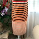 Uniqlo NWT MARNI  Merino Wool Blend Striped Sleeveless Knitted Dress Dark Brown S Photo 9