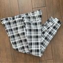 Forever 21 Black and White Plaid Check Pants size 2X Photo 0