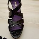 Miu Miu {37.5}  Prada Black Strappy Leather Sandal Photo 8