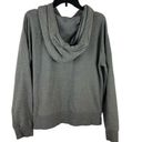 Banana Republic Factory Gray Hoodie with Snaps at the Bottom Women’s Size Medium Photo 1