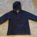 Koolaburra by Ugg Black Sherpa Quarter Zip Hoodie Pullover Photo 0