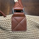 The Sak  Cambria Purse Bucket Style Bag Crochet Tweed Tan Brown Shoulder Bag Tote Photo 3