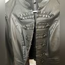 White House | Black Market  Black Leather Jacket Photo 2