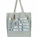 American Eagle ✨HP✨ Outfitter AEO Metallic Holographic Canvas Tote Bag✨ Photo 0