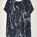 Balenciaga  Black/Gray Marble Cape Two Layer Dress France Size 36 Photo 4