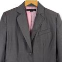 Anne Klein  Womens Blazer Taupe Gray Lined Office Business Careerwear Work Size 4 Photo 1