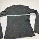 Reformation  Metallic Silver Grey Gray Long Sleeve Top Womens Size Small *FLAWED Photo 3