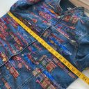 Chico's Chico’s denim shacket patchwork look button down long sleeve 100% cotton Sz 3 XL Photo 4