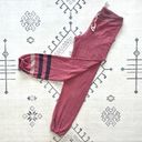 Sundry Stripe Classic Basic Jogger Sweatpants in Ruby Photo 4