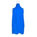 Eight Sixty  sleeveless royal blue tie neck small Photo 2