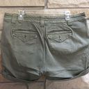 Torrid  Twill Military Utility Shorts Olive Green Cotton 12 Photo 2