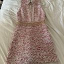 Alice + Olivia  Chain trim tweed dress SZ 4 BNWT Photo 3