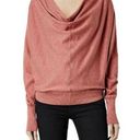 ALLSAINTS  Elgar Cowl Neck Pink Sweater, Size 8 Photo 0