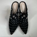 Kenneth Cole  Women’s Riley Mules Studded Black Suede Size 7.5 Photo 3