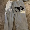 Free City  Grey Tie Dye Sweatpants Photo 0