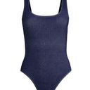 ONIA  NWT Scoop Back One Piece Swimsuit Size Medium In Dark Wash Swimwear Photo 8