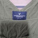 American Eagle Olive Green Utility Overall Women's Short Romper Size XS Photo 10