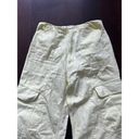 ZARA  Yellow Green Cargo Pants With Pockets Sz 0 Photo 1